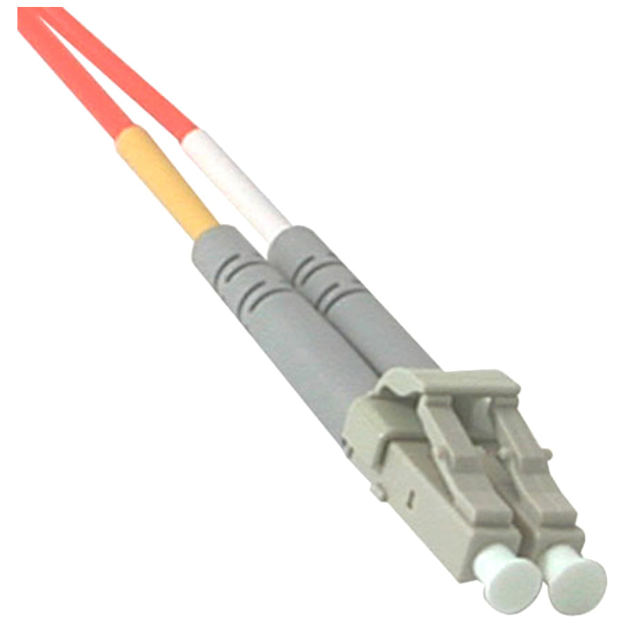 C2G 33201 Fiber Optic Duplex Patch Cable With Clips, 13.12 ft, LC-ST 62.5/125 OM1, Orange