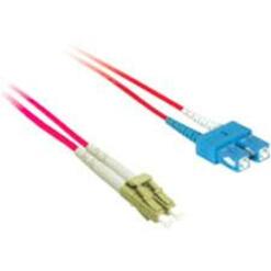 C2G 37356 Fiber Optic Duplex Patch Cable, 6.56 ft, Red, Lifetime Warranty
