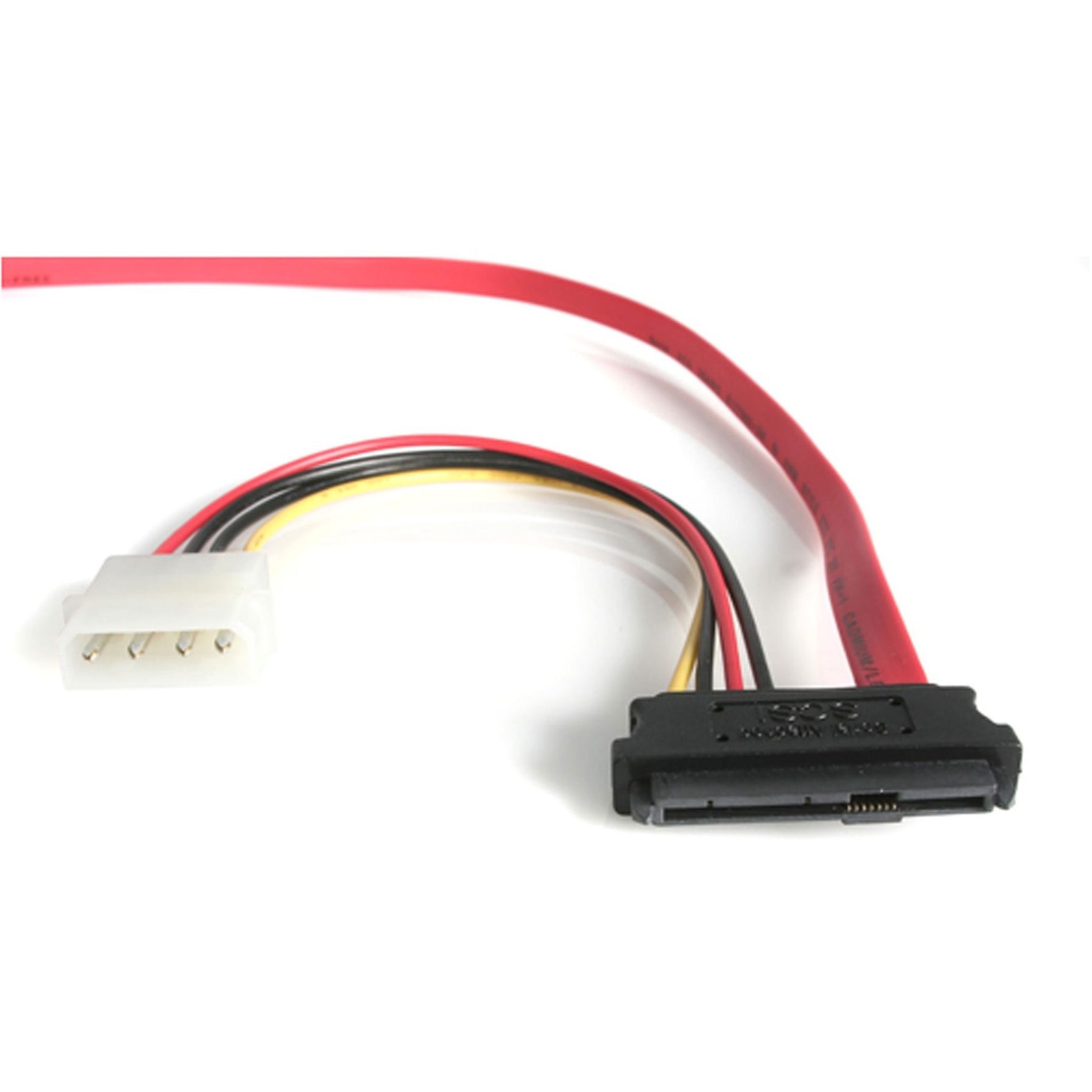 StarTech.com SAS729PW18 18in SAS 29 Pin to SATA Cable with LP4 Power, Faster and More Reliable 3 Gb/s Data Transfer