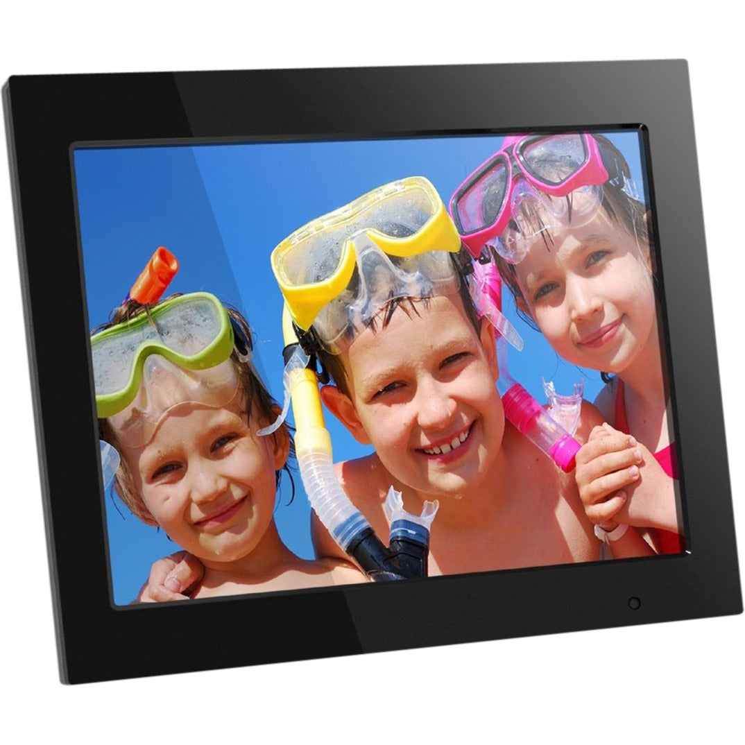 Aluratek ADMPF315F Hi-Res Digital Photo Frame, 15" LCD Screen, Built-in Speaker, USB 2.0