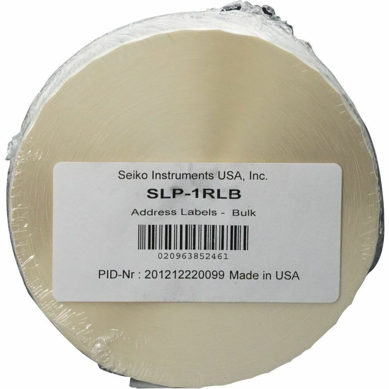 Seiko SLP-1RLB Bulk Mailing Labels, 1-1/8"x3-1/2", 1000/RL, White