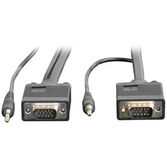 Tripp Lite P504-050 Monitor & Stereo Audio Cable, 50 ft, Extend Video and Audio Signals