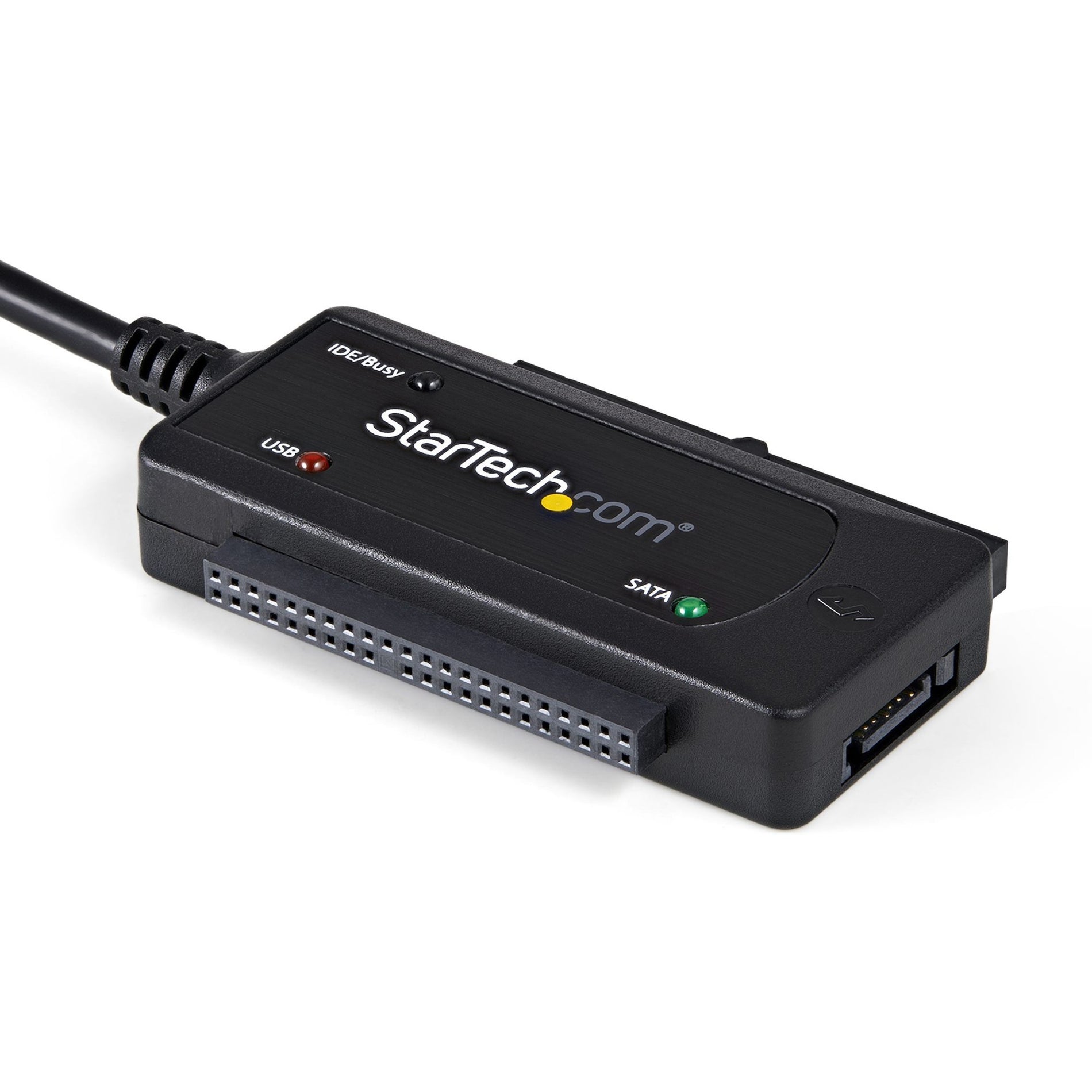 StarTech.com USB2SATAIDE USB 2.0 to SATA/IDE Combo Adapter for 2.5/3.5" SSD/HDD, Copy, Backup, or Transfer Data