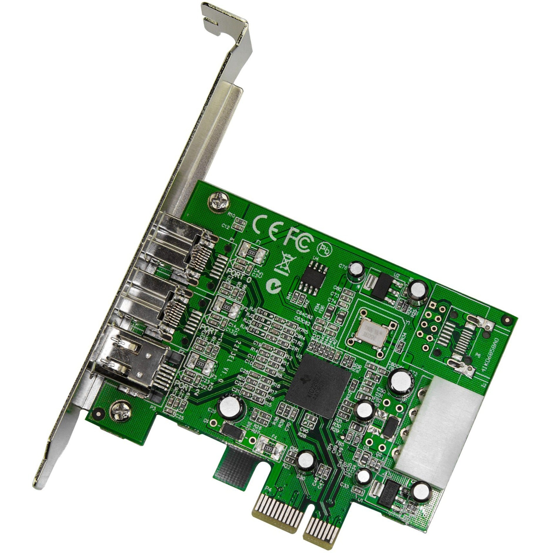 StarTech.com PEX1394B3 3 Port 2b 1a 1394 PCI Express FireWire Card Adapter High-Speed Data Transfer and Easy Connectivity