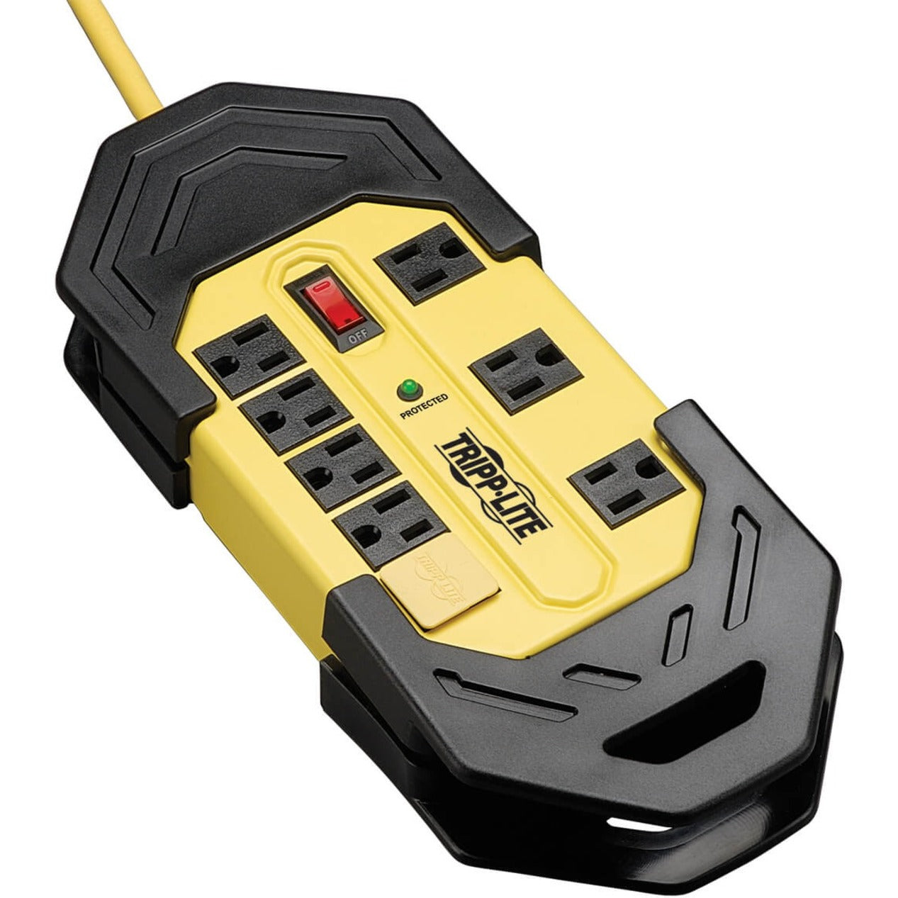 Tripp Lite TLM825SA Protect It! 8-Outlet Safety Surge Suppressor, OSHA Yellow, 25ft Cord, 3600J