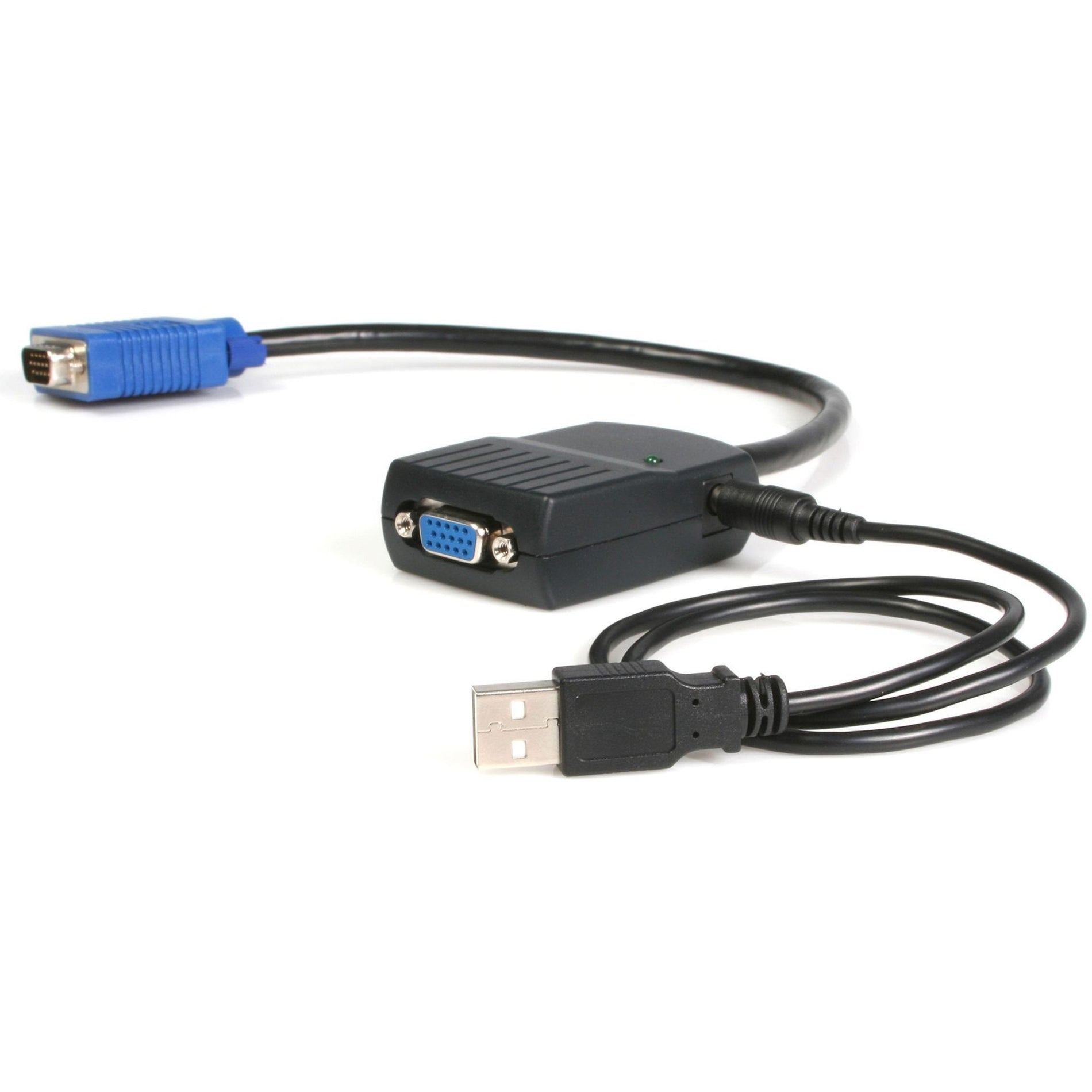 StarTech.com ST122LE 2 Port VGA Video Splitter - USB Powered, Boost Your Display Range up to 210 Feet