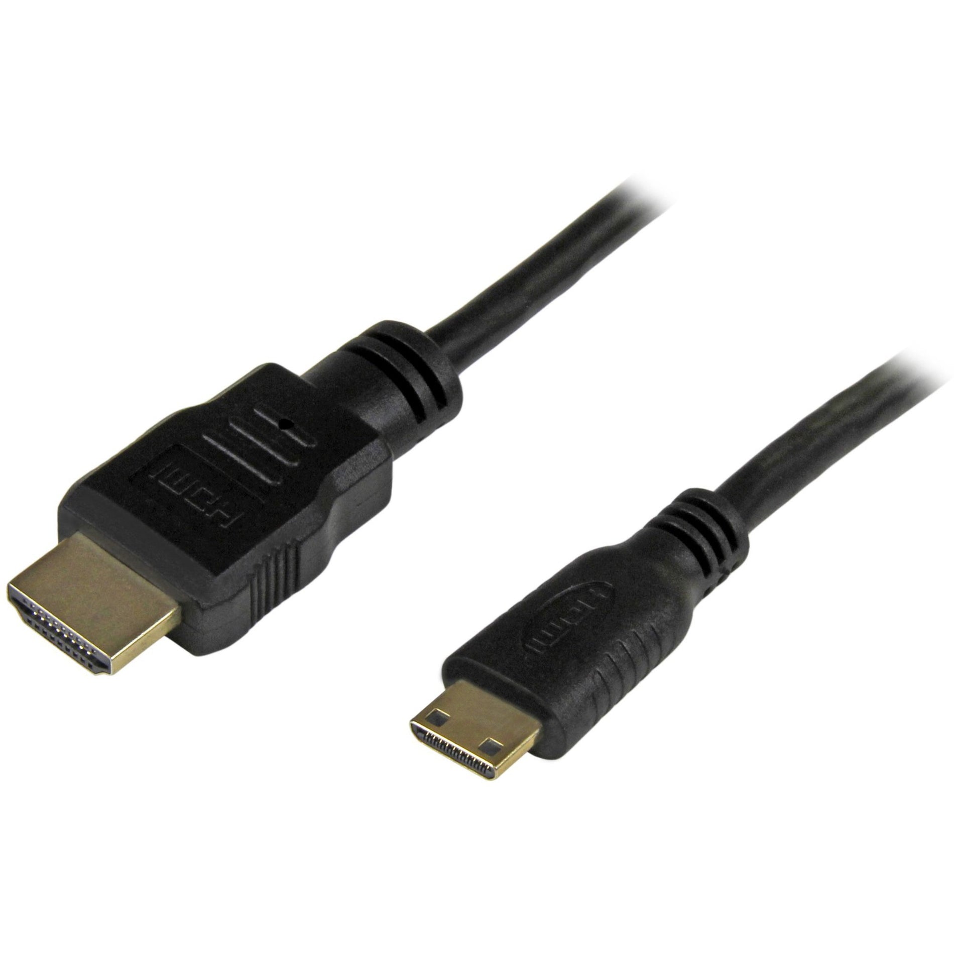 StarTech.com HDMIACMM6 6 ft High Speed HDMI Cable with Ethernet- HDMI to HDMI Mini- M/M, Compact and Portable Video Cable Adapter