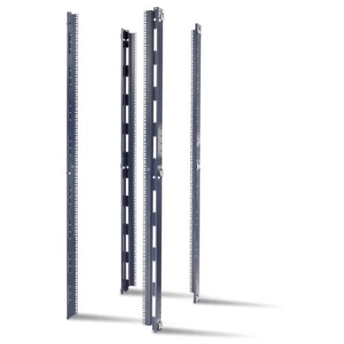 APC AR7510 Vertical Mounting Rail with Square Holes, Designed to Secure Racks into Position