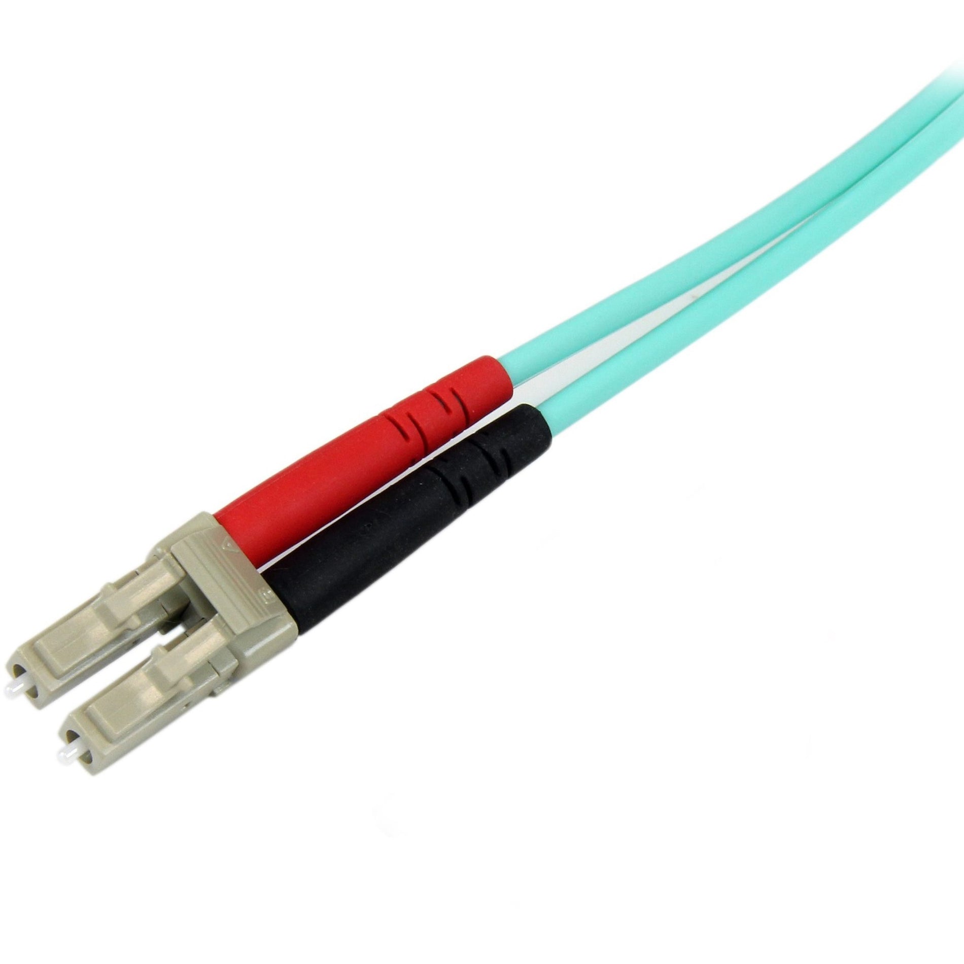 StarTech.com A50FBLCSC2 10Gb Aqua Fiber Patch Cable - LC Multi-mode (M) - SC Multi-mode (M) - 2m, LSZH Jacket, Lifetime Warranty