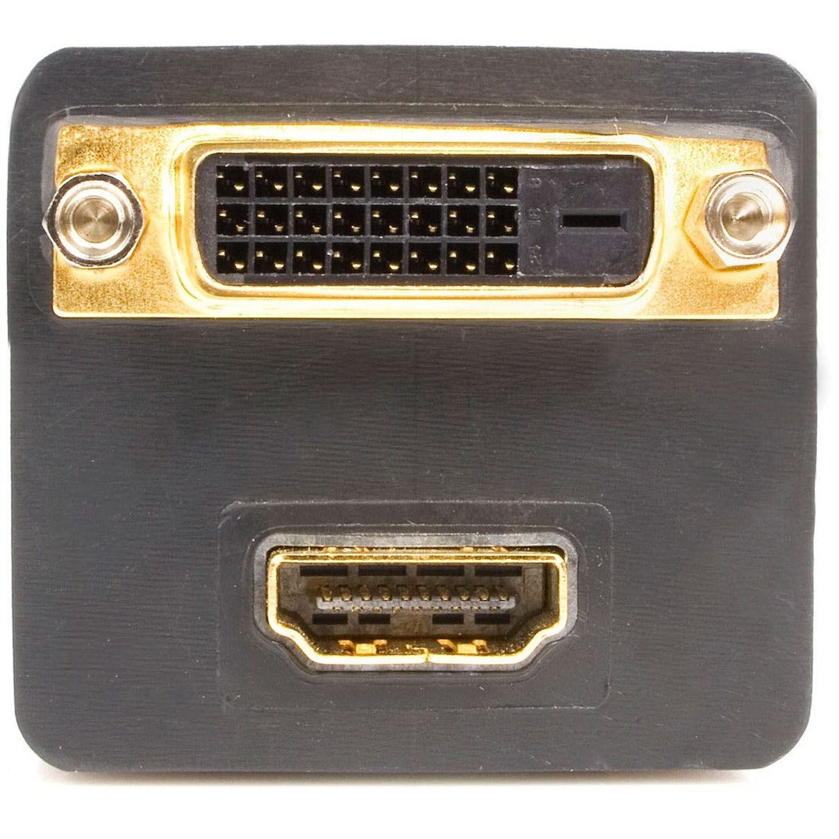 StarTech.com DVISPL1DH DVI-D to DVI-D & HDMI Splitter Cable - M/F, 1 ft Video Cable