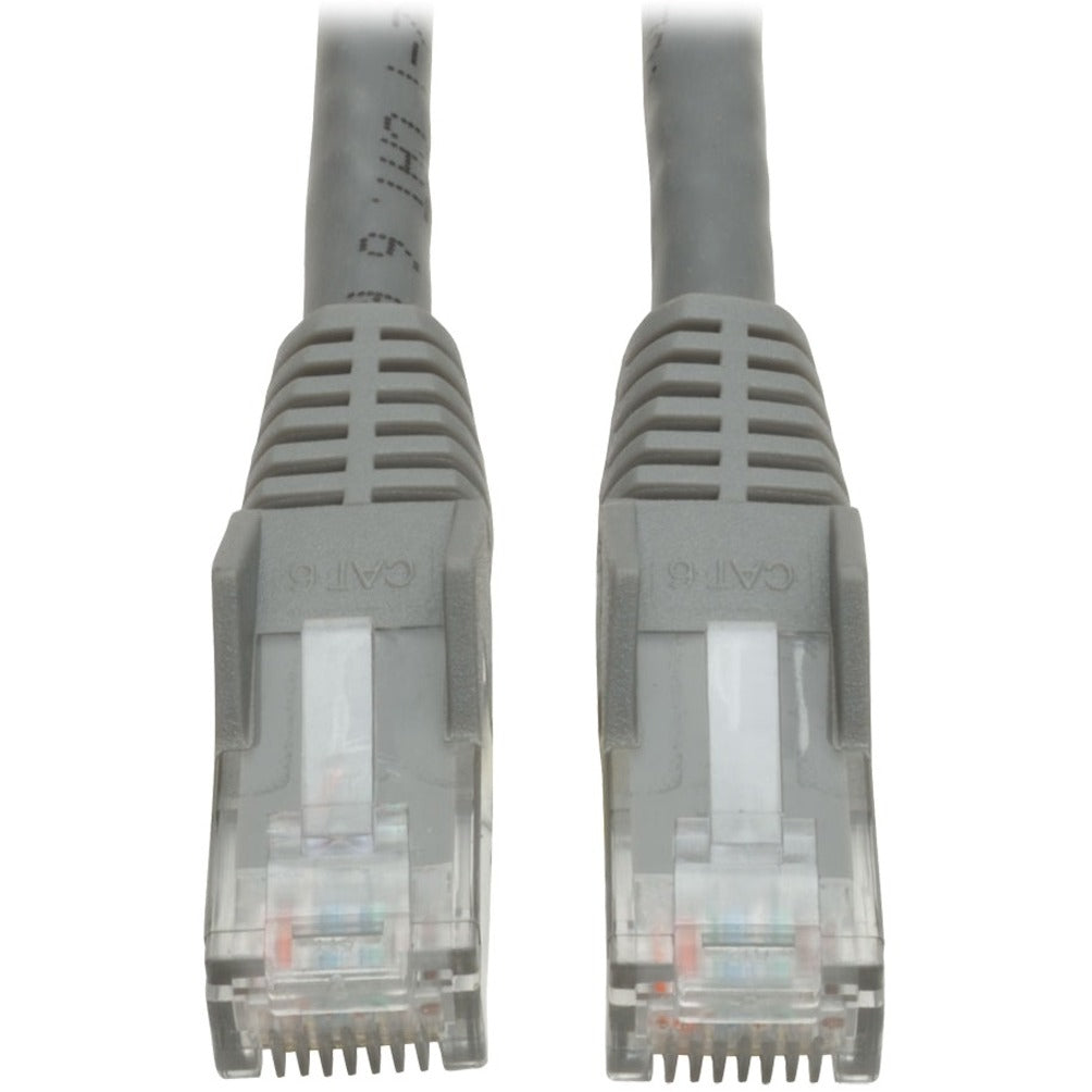Tripp Lite N201-002-GY Cat6 UTP Patch Cable, 2ft Gray Gigabit Snagless RJ45