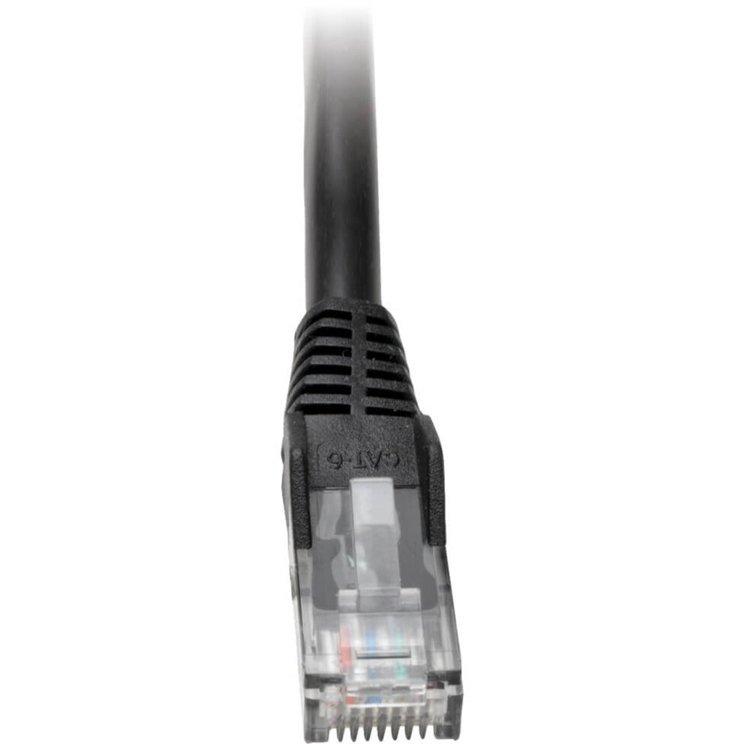 Tripp Lite Cat6 Gigabit Snagless Molded Patch Cable (RJ45 M/M) Black, 2' (N201-002-BK)