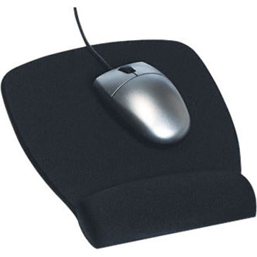 3M MW209MB Nonskid Mouse Pad, Black, 6-3/4"x3/4"x8-1/2"