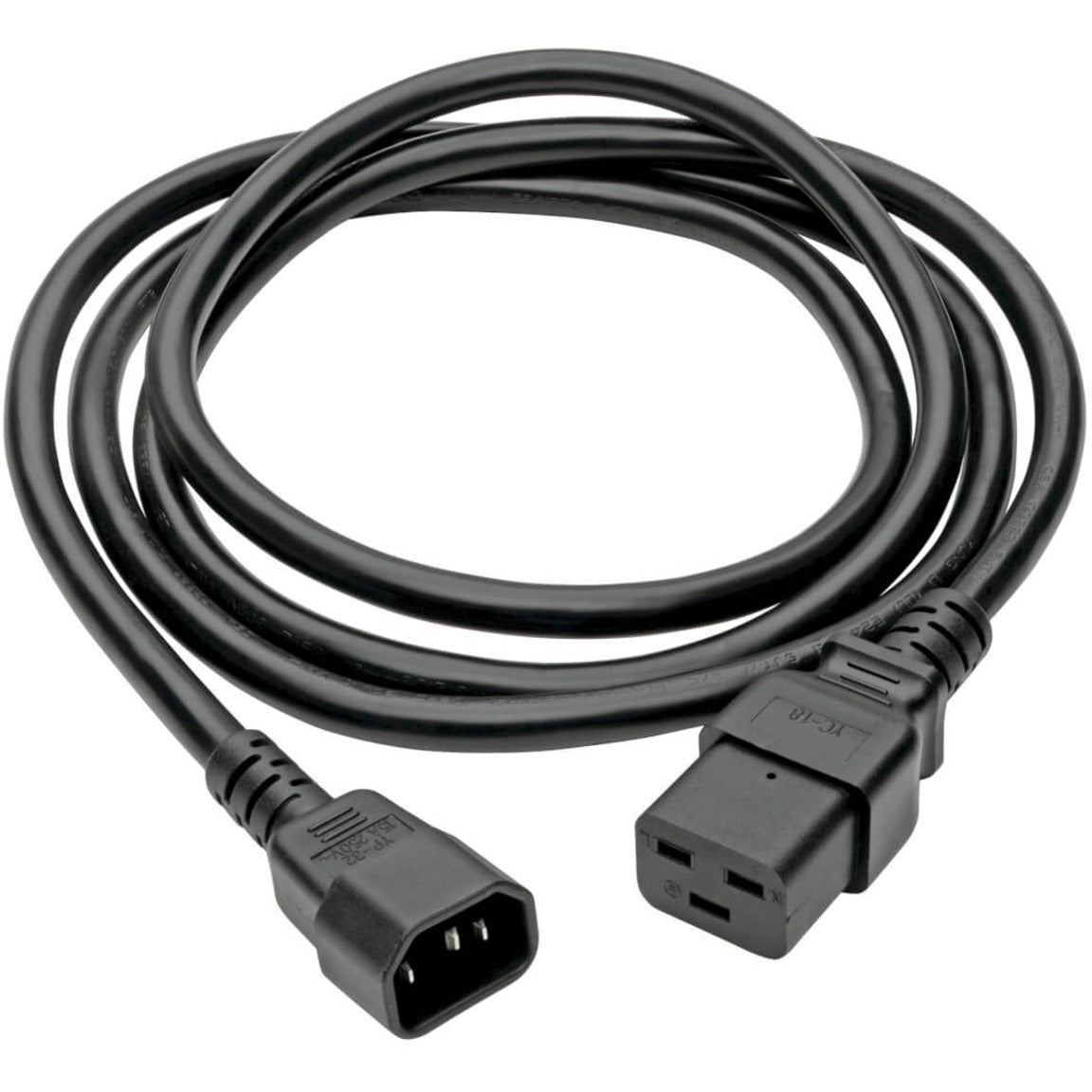 Tripp Lite P047-010 Power Interconnect Cable, 10 ft, 15A 250V AC