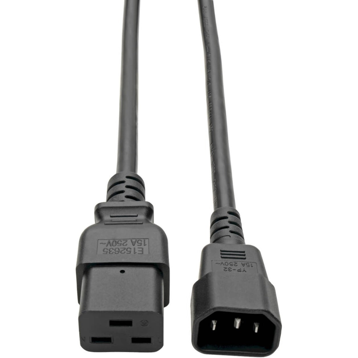 Tripp Lite P047-010 Power Interconnect Cable, 10 ft, 15A 250V AC
