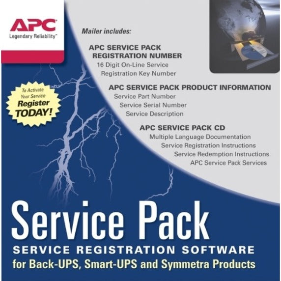 APC WBEXTWAR1YR-SP-04 Extended Warranty Service Pack - 1 Year