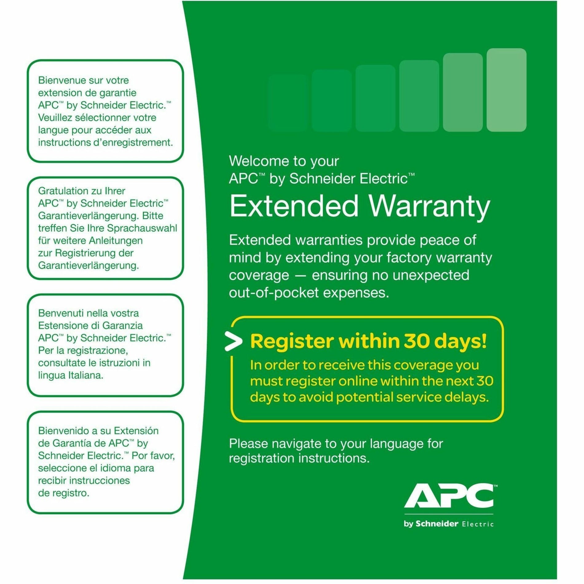 APC WBEXTWAR3YR-SP-04 Extended Warranty Service Pack - 3 Year