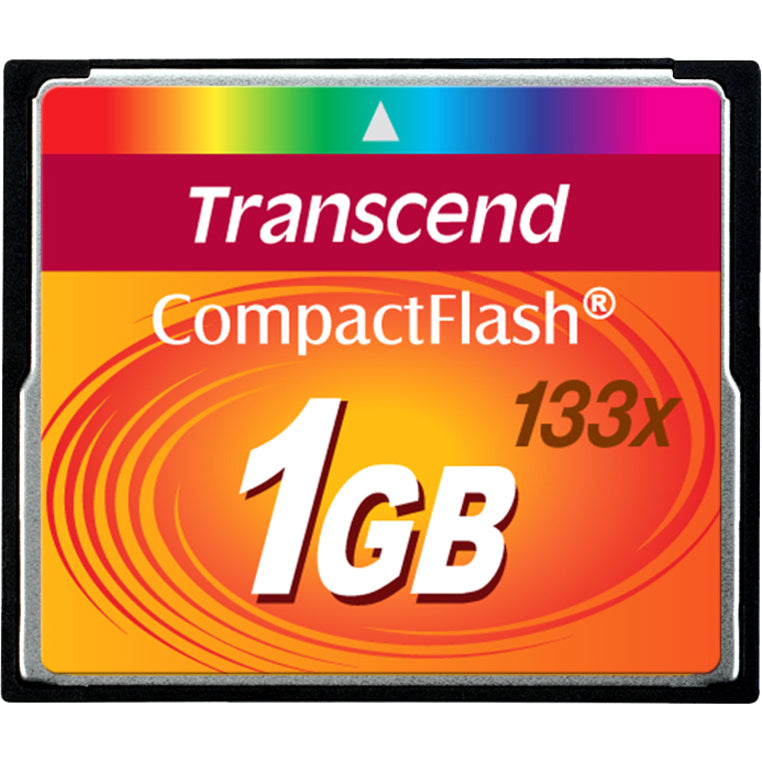 Transcend TS1GCF133 1GB CompactFlash (CF) Card - High-Speed Memory Storage