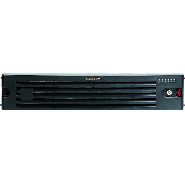 Supermicro MCP-210-82503-0B SC825 Black Front Bezel - Black, Enhance the Look of Your Server Rack