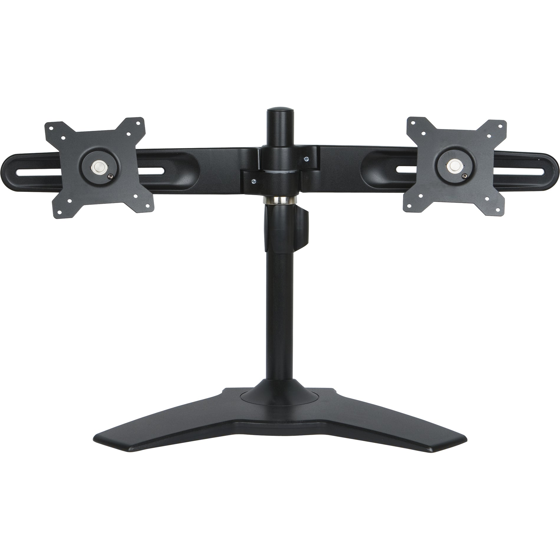 Planar 997-5253-00 AS2 Black Dual Monitor Stand, Supports 17-24" Displays, Tilt, Swivel, Rotate, VESA Compatible