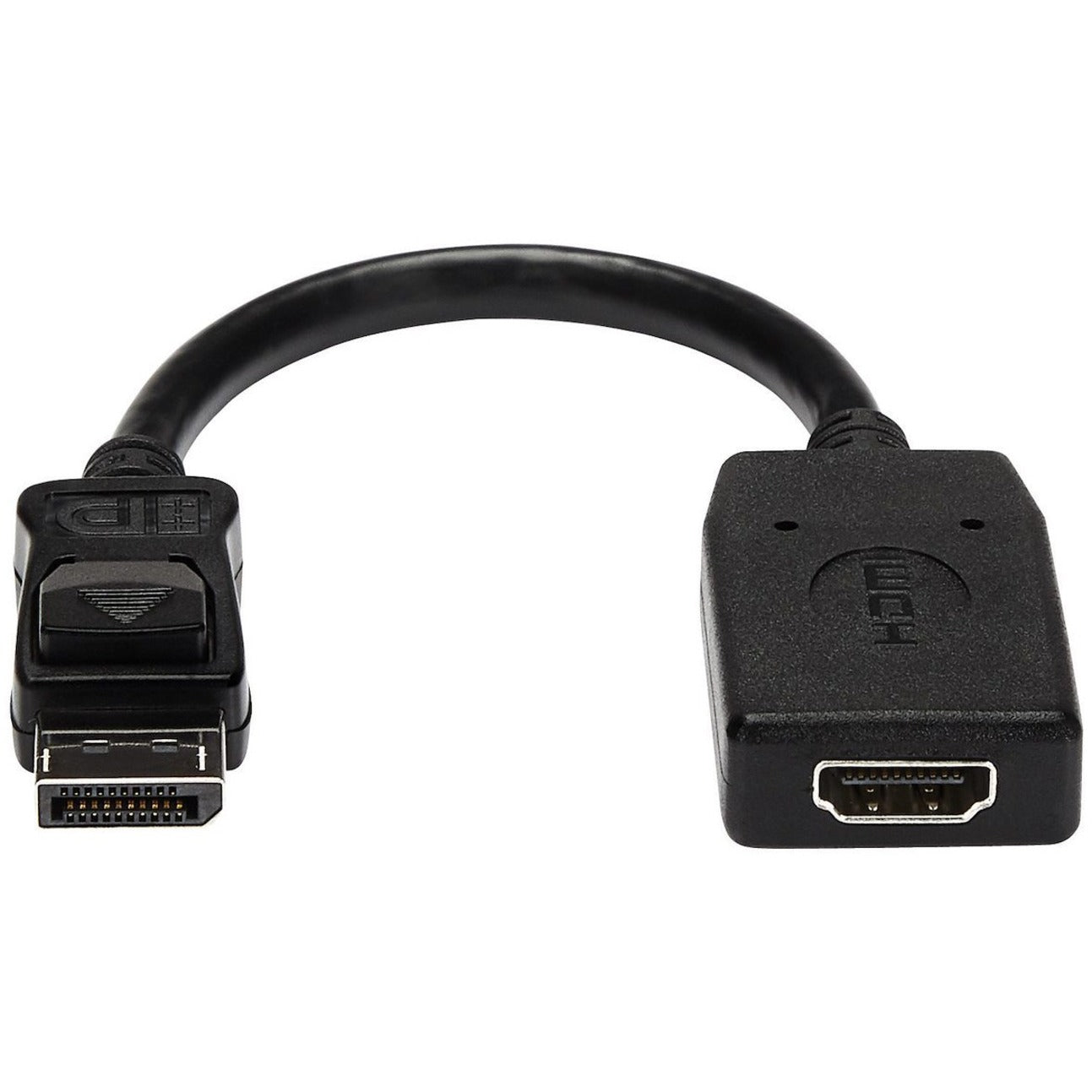 StarTech.com DP2HDMI DisplayPort to HDMI Video Converter Cable, Passive, 5", Black