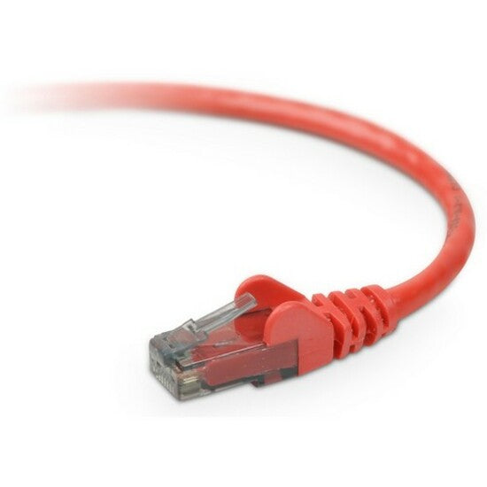 Belkin A3L980-15-RED Cat. 6 UTP Patch Cable, 15 ft, Improved Transmission Performance