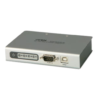 ATEN UC2324 USB to Serial Hub, 4 x 9-pin DB-9 Male RS-232 Serial