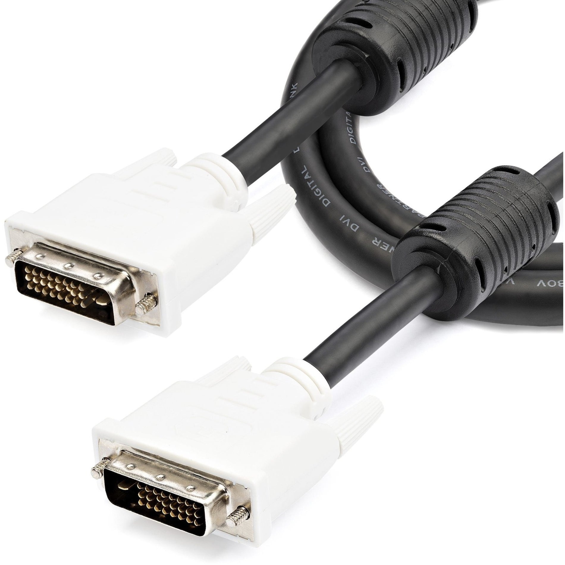 StarTech.com DVIDDMM3 3 ft DVI-D Dual Link Cable - M/M, High-Speed Video Cable for Notebooks, Monitors, and More