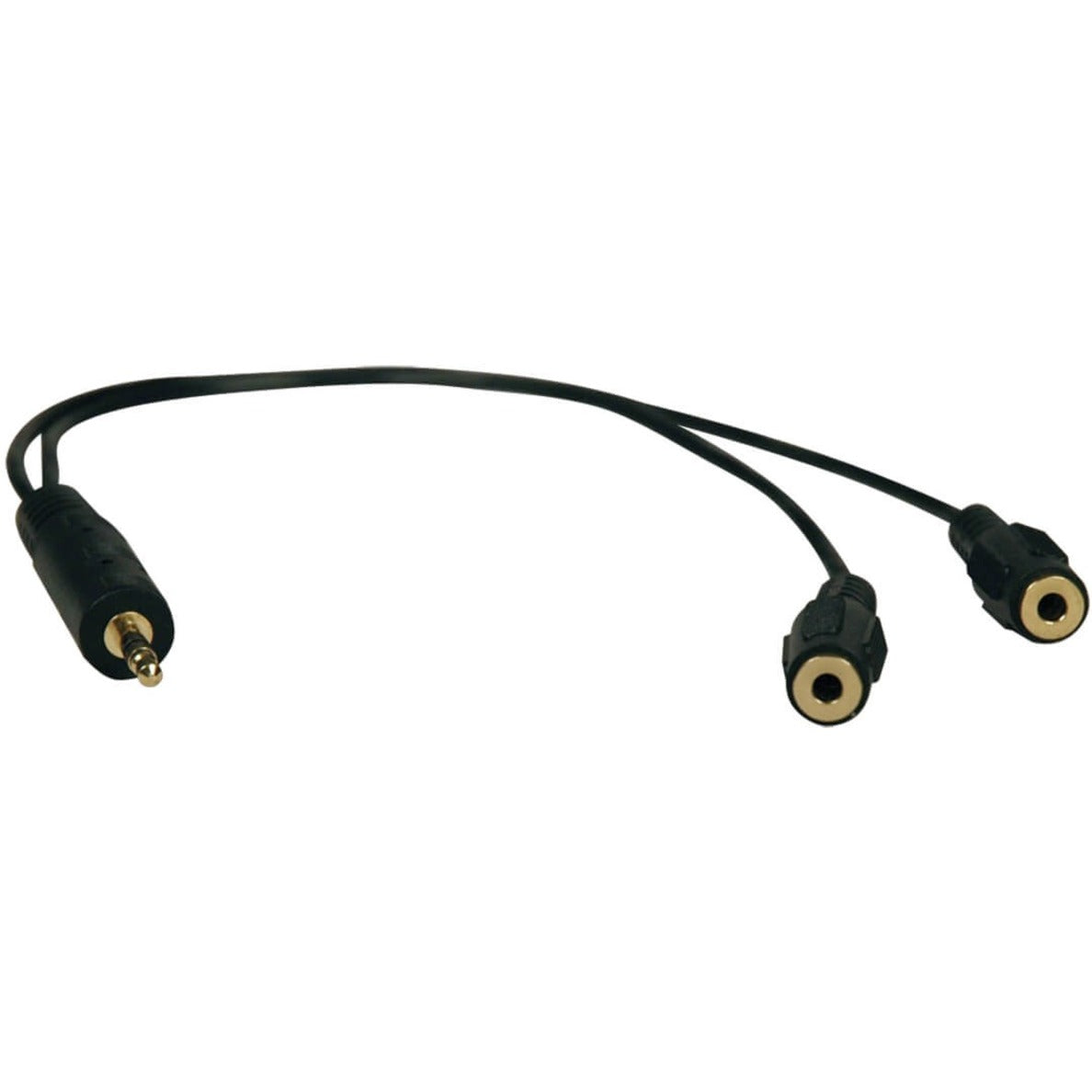 Tripp Lite P313-001, 1FT Stereo Splitter Cable 3.5mm Male/2 x 3.5mm Female