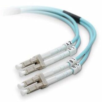 Belkin F2F402LL-30M-G Fiber Optic Patch Cable, Designed for 10 Gigabit Ethernet, Backward Compatible, Ideal for Campus and Backbone Applications