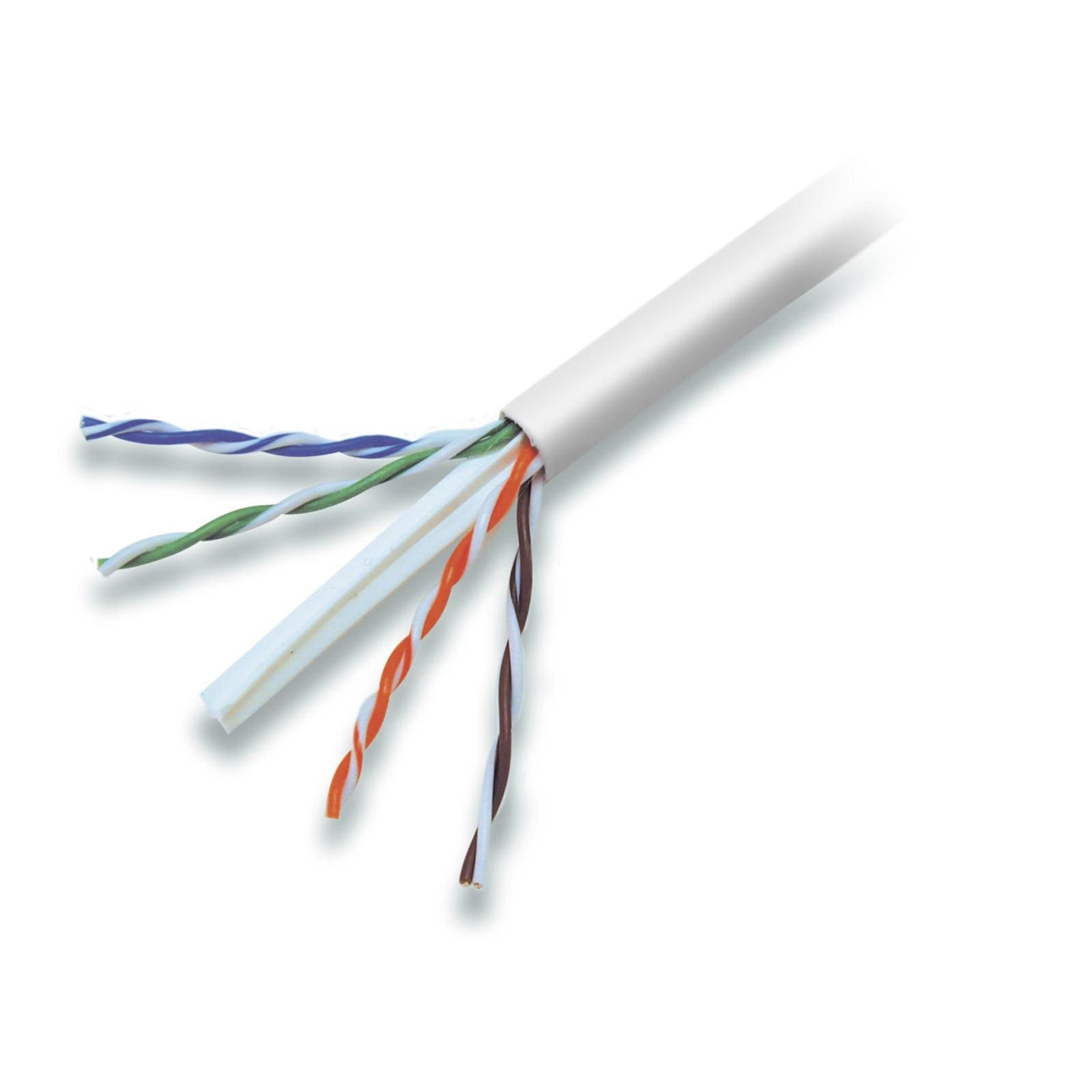 Belkin A7L704-1000WH-P Cat. 6 High Performance UTP Bulk Cable (Bare wire), 1000 ft, White