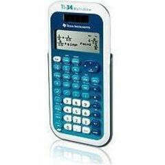 Texas Instruments 34MV/TBL/1L1/A TI-34 MultiView Calculator, Middle School Math, Pre-Algebra, Algebra I & II, Trigonometry, General Science, Geometry, Biology
