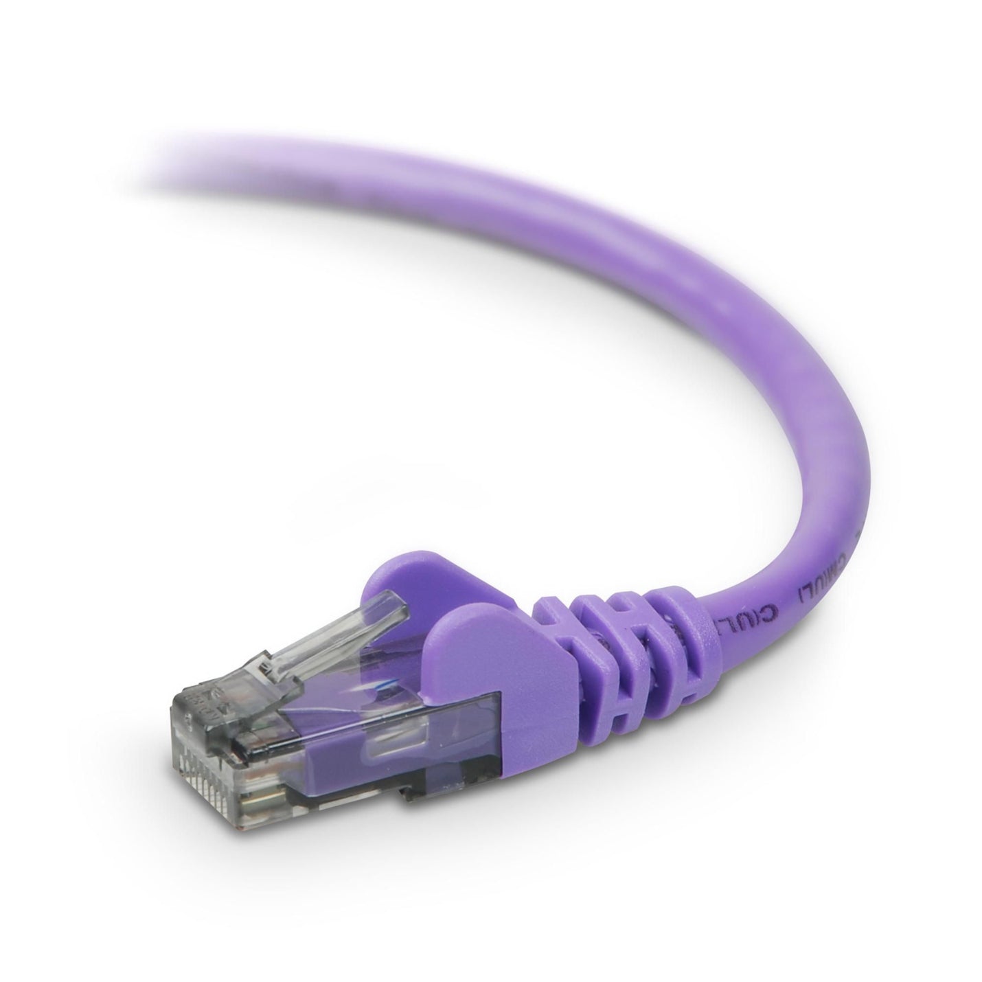Belkin A3L980-14-PUR-S Cat. 6 High Performance UTP Patch Cable, 14 ft, Snagless, Molded, Purple