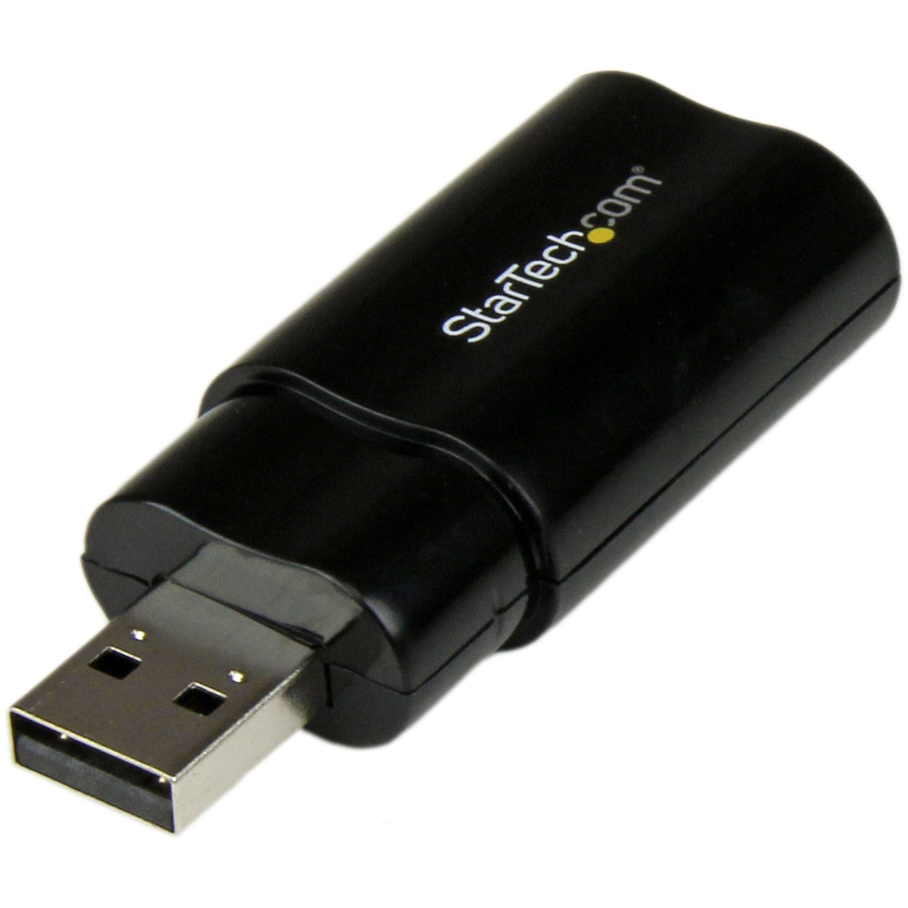 StarTech.com ICUSBAUDIOB USB 2.0 to External Stereo Audio Adapter, Plug and Play, TAA Compliant