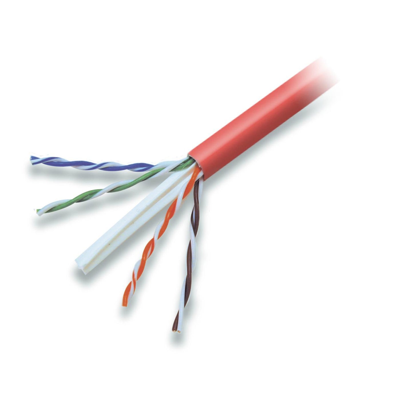 Belkin A7L704-1000RD-P Cat. 6 High Performance UTP Bulk Cable (Bare wire), 1000 ft, Red