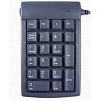 Genovation 630 MicroPad Numeric Keypad, USB Cable Connectivity, Gray