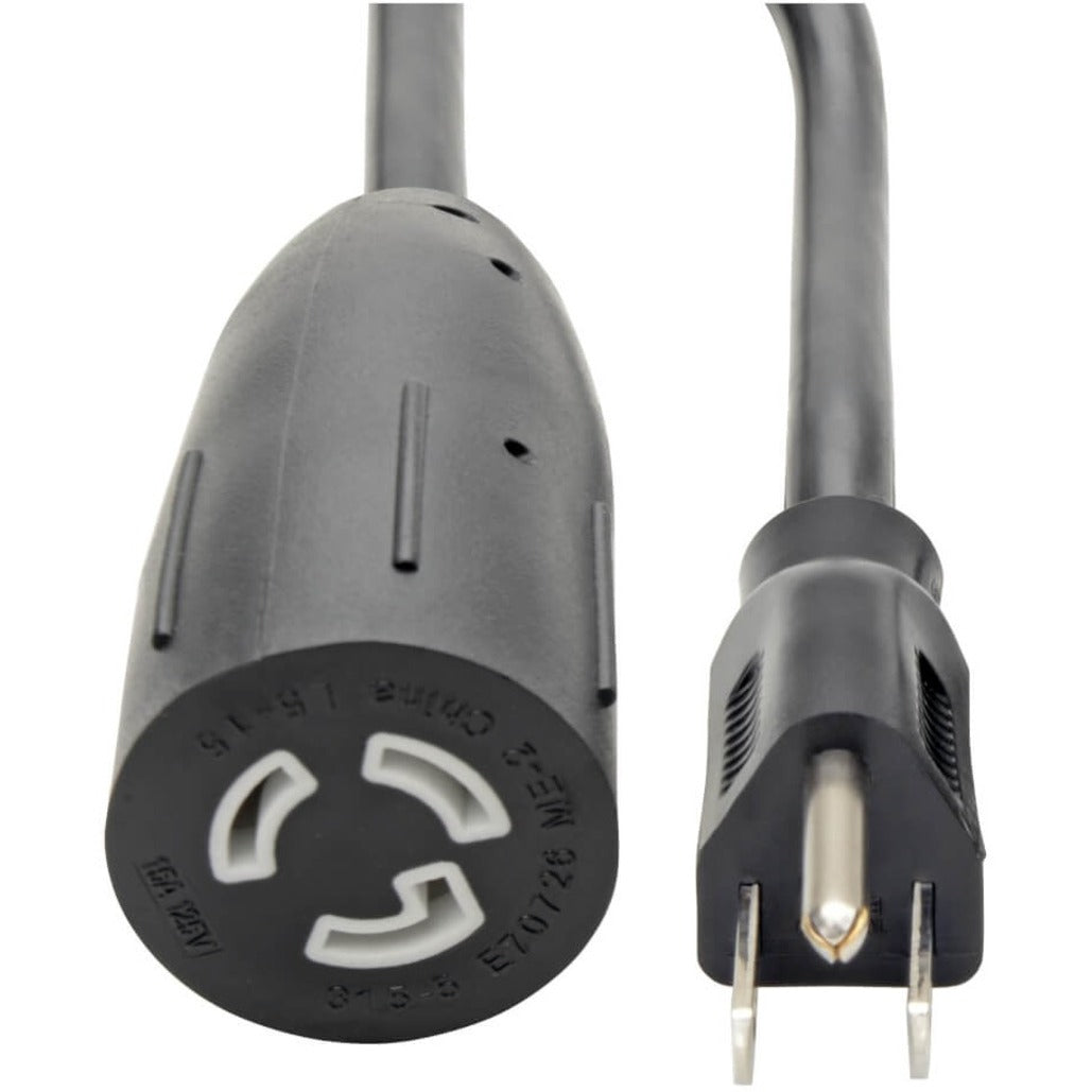 Tripp Lite P023-001 Power Adapter Cable, Converts L5-20P to 5-15P 120V 15A