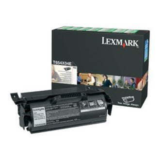 Lexmark T654X04A Extra High Yield Return Program Black Toner Cartridge, Crisp Print, Professional Documents, Great Impressions