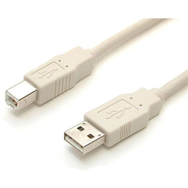 StarTech.com USBFAB-6 6 ft Beige A to B USB Cable - M/M, Data Transfer Cable for Printer, Scanner, USB Hub