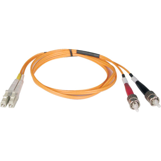 Tripp Lite N318-06M Duplex Fiber Optic Patch Cable, 19.70 ft, Multi-mode, LC/ST Connectors, Orange