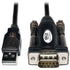 Tripp Lite 5ft USB to Serial Adapter Cable USB-A to DB9 RS-232 M/M (U209-000-R) Alternate-Image1 image