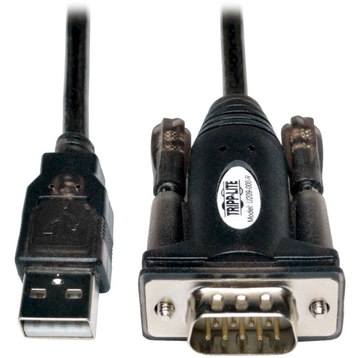 Tripp Lite U209-000-R USB to Serial Adapter, Connect Cameras, Computers, and Modems with Ease