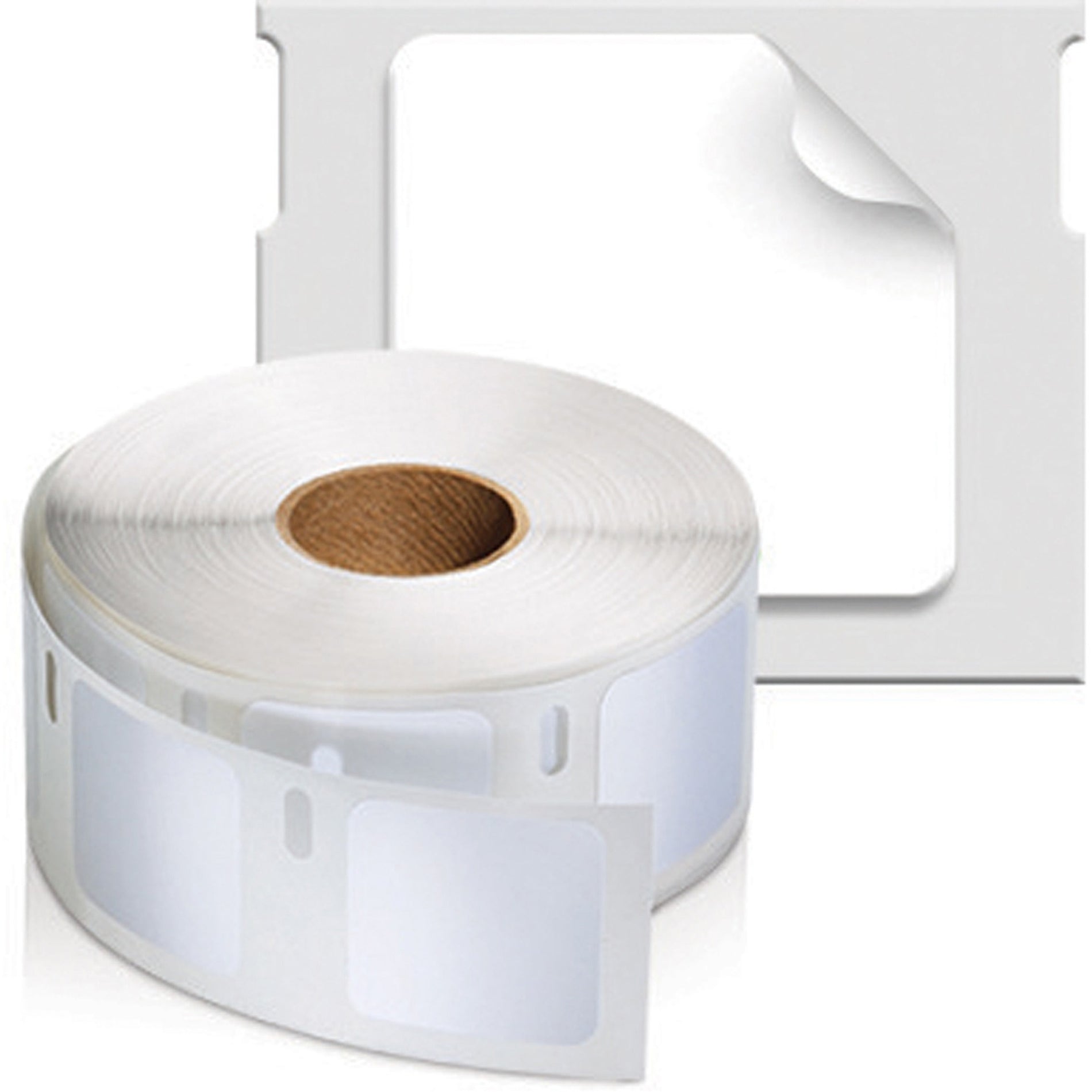 Dymo 30332 LabelWriter Square Multipurpose Labels White, 1" x 1", 750 Labels per Roll