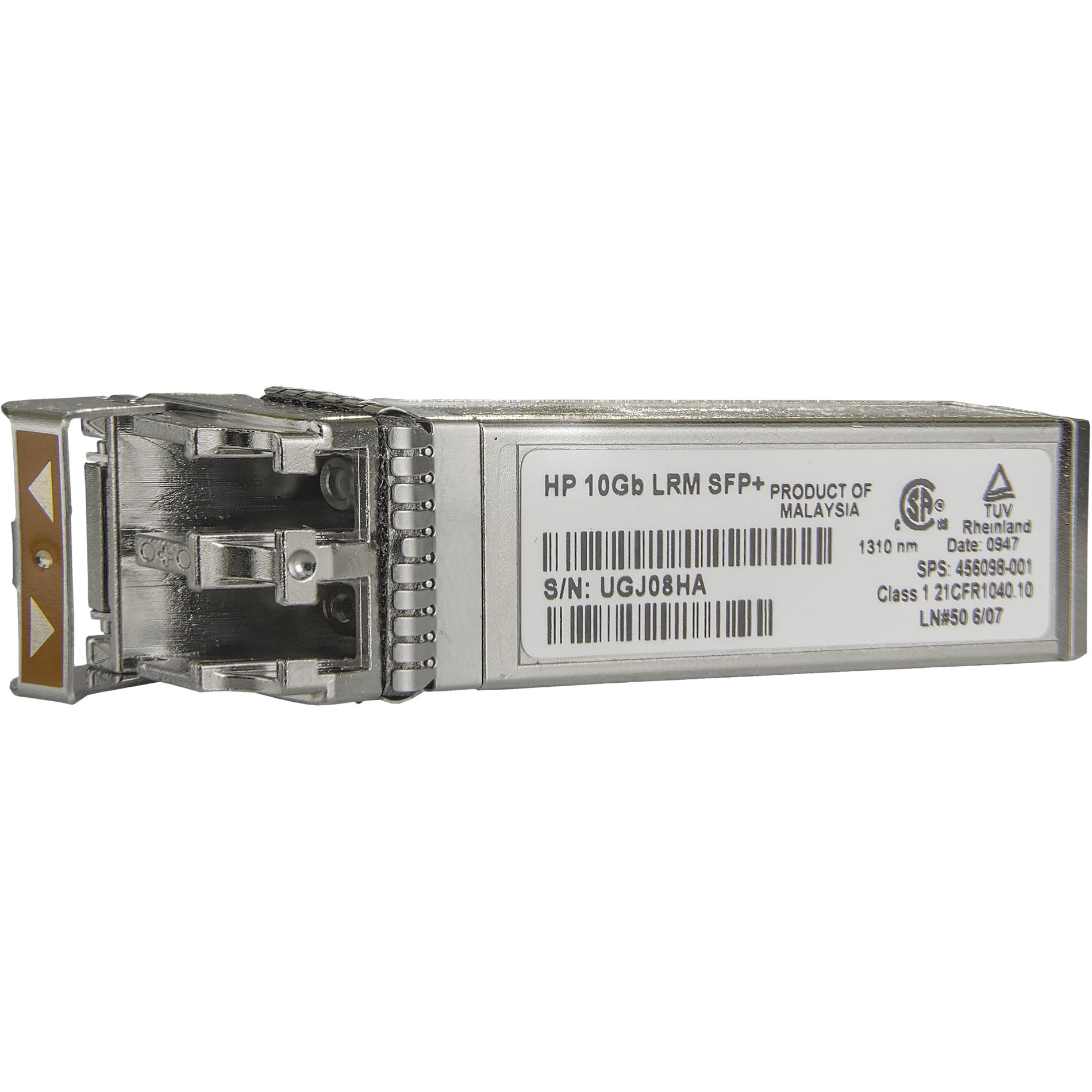HPE 455883-B21 BladeSystem c-Class 10Gb SFP+ SR Transceiver, 10GBase-SR Optical Fiber