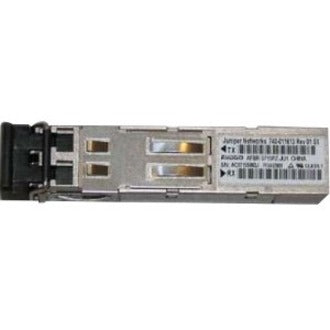 Juniper SFP-1GE-FE-E-T Gigabit Ethernet SFP Transceiver, 10/100/1000Base-T, RJ-45, 100m Distance Supported, MDI Crossover Supported