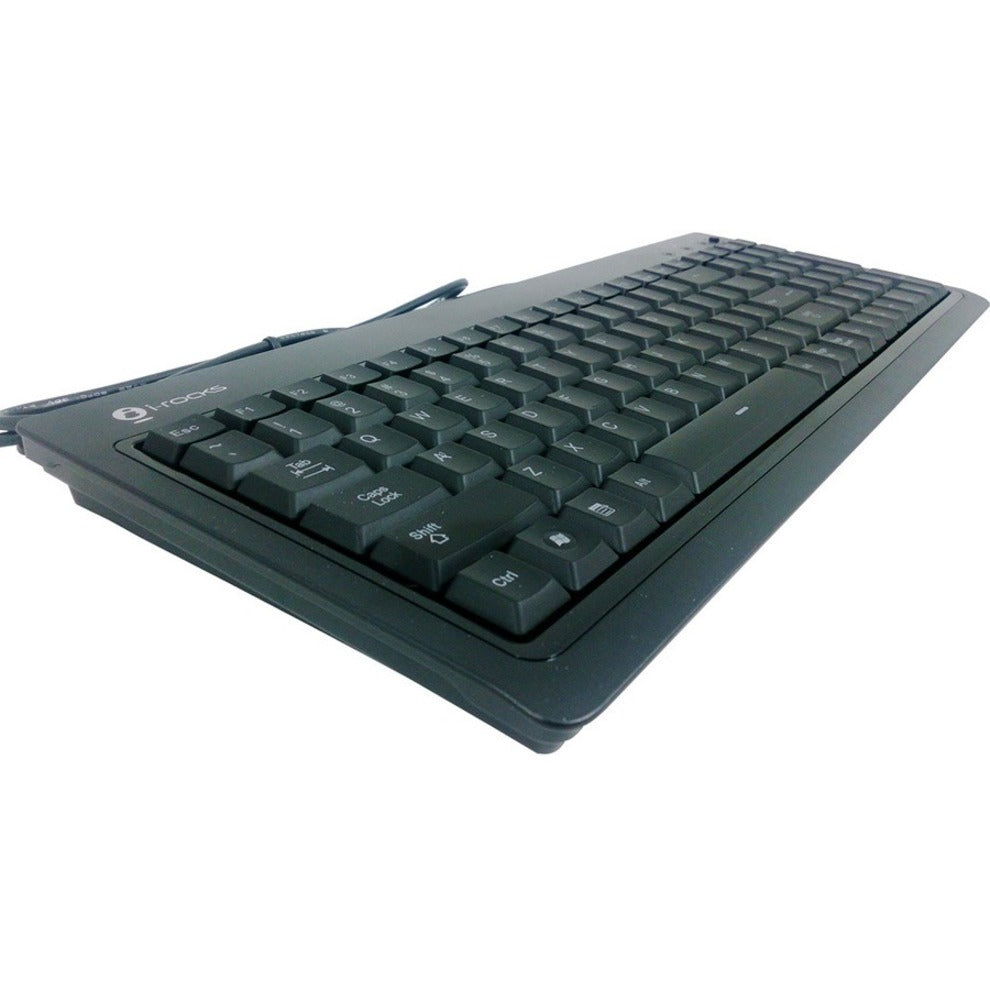 Buslink KR-6820E-BK Slim USB Keyboard - Low-profile Keys, Orange LED Backlight, USB Connection
