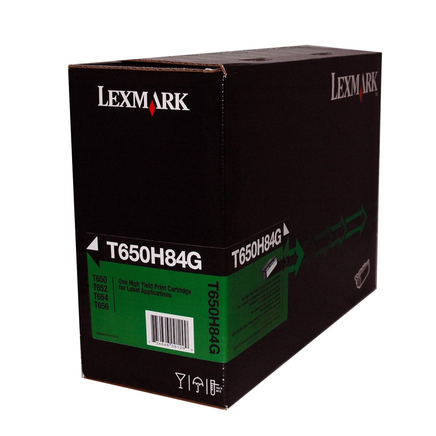 Lexmark T650H84G High Yield Black Toner Cartridge - Genuine Lexmark Toner for Laser Printers