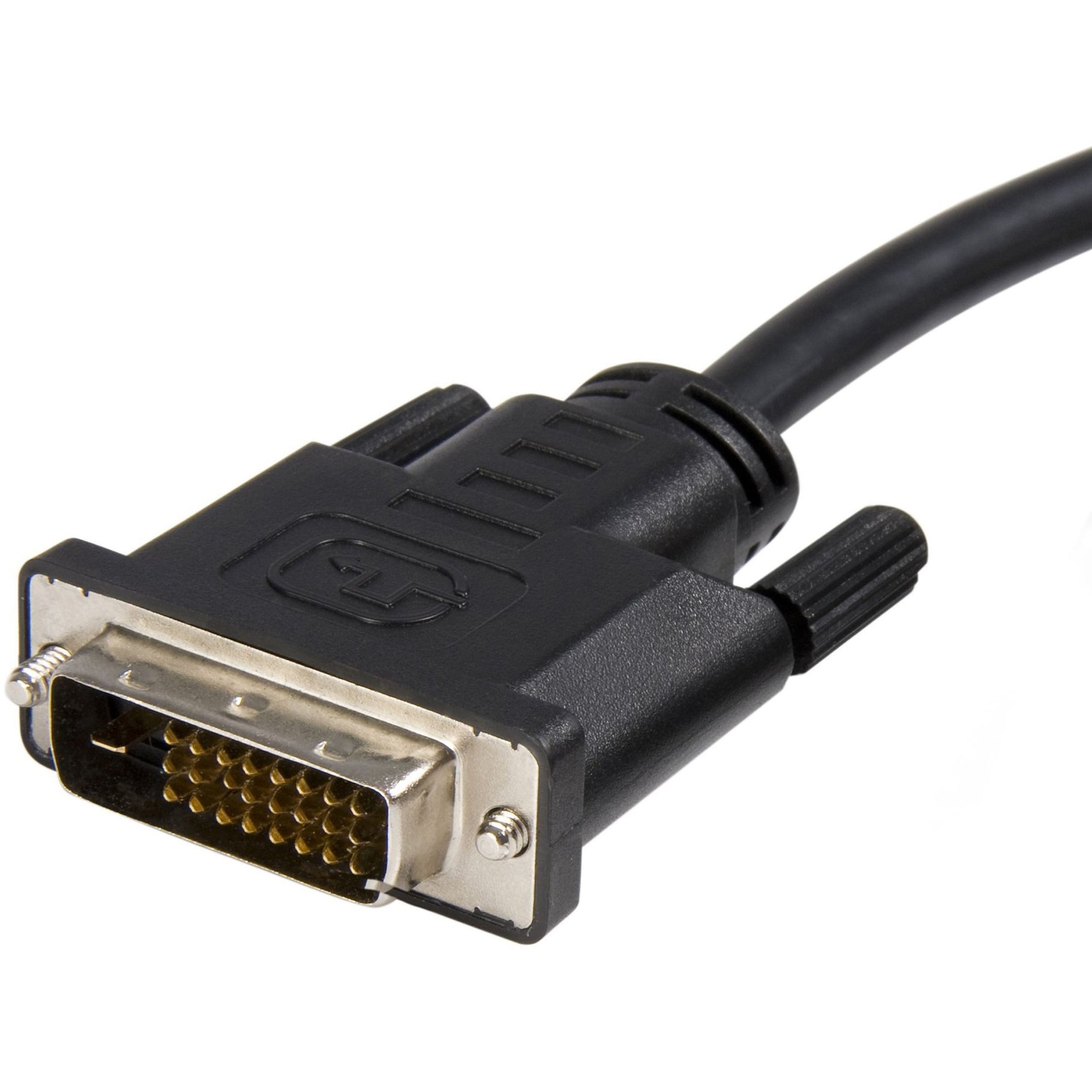 StarTech.com DP2DVIMM10 DisplayPort to DVI Cable, 10ft, 1080p Video, DP 1.2 to DVI Monitor Cable