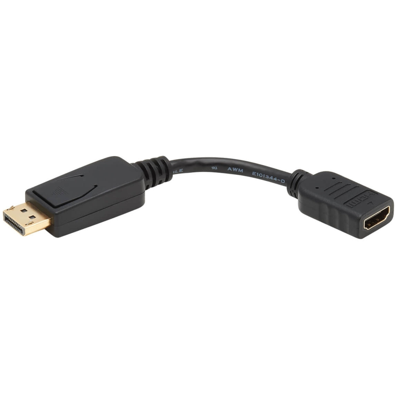 Tripp Lite P136-000 Adapter Cable, DisplayPort to HDMI, 1080p, 6"L, Black