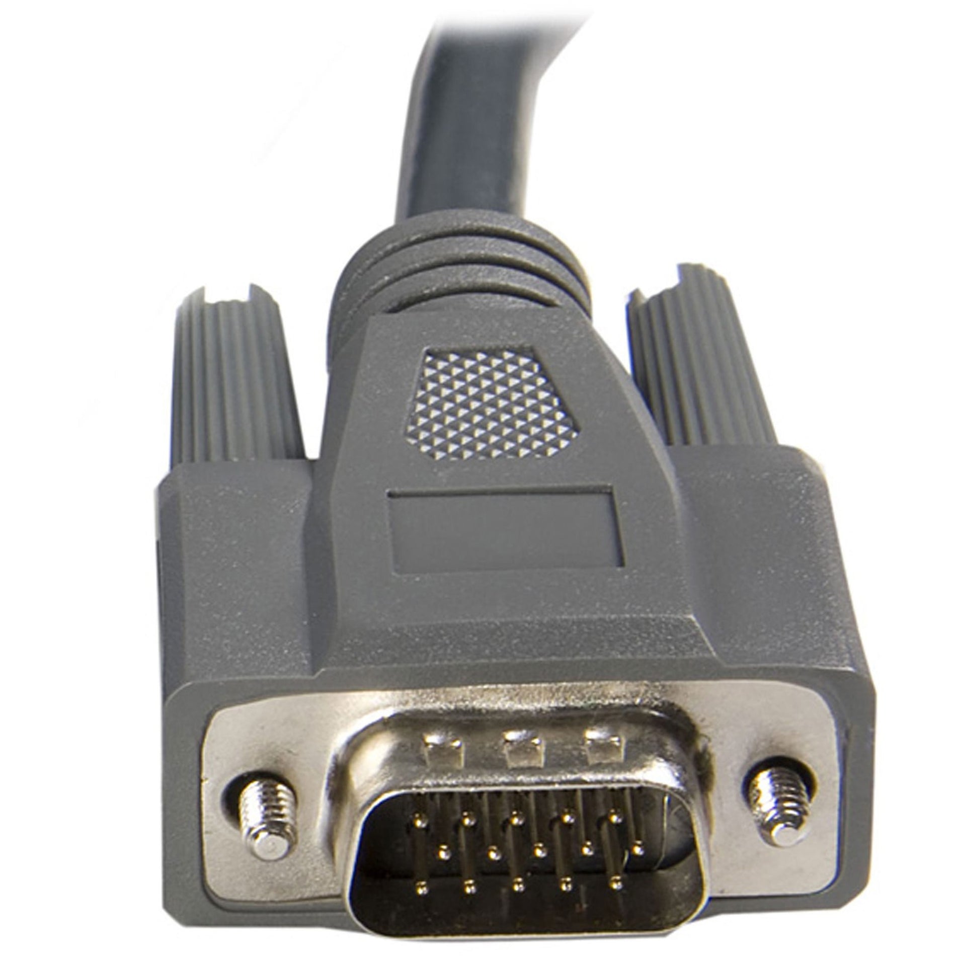 StarTech.com SVUSBVGA6 Ultra-Thin USB VGA 2-in-1 KVM Cable, 6 ft, Tangle Resistant